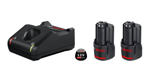 1600A019R8,SET 2X BATTERIE 12V 2.0AH + CARICABATTERIA